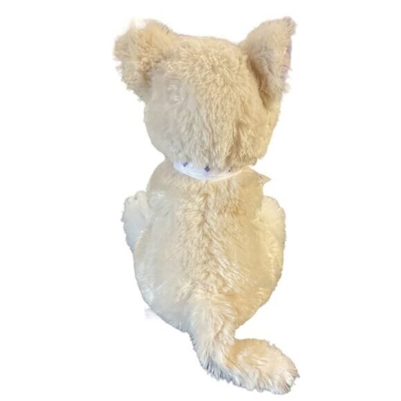 Animal Adventure Kitten Cat Cub White Purple Plush Stuffed Animal 11" - Picture 2 of 6